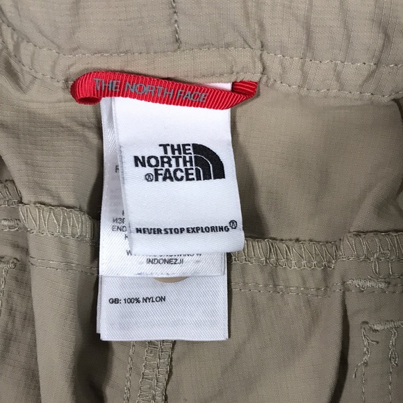 The North Face Nylon Hiking Pant/ Capri Tan 6 - Picture 2 of 11